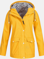 Montavien | Women's Hooded Raincoat – Lightweight, Breathable & All-Weather Elegance