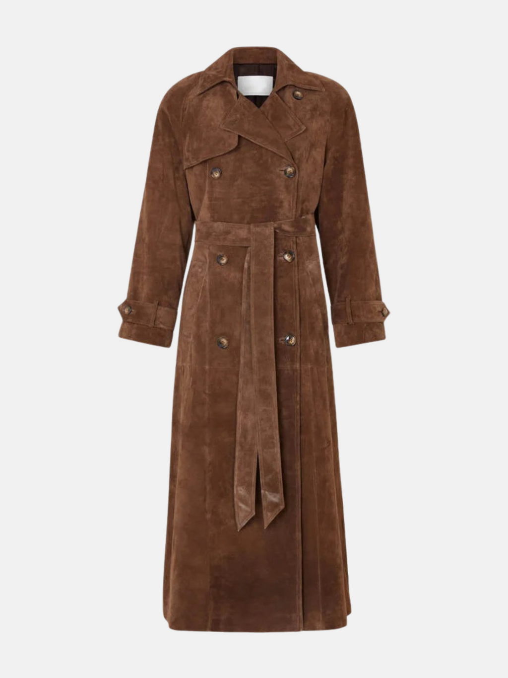 Montavien | Long Suede Trench – Luxury Softness and Contemporary Elegance