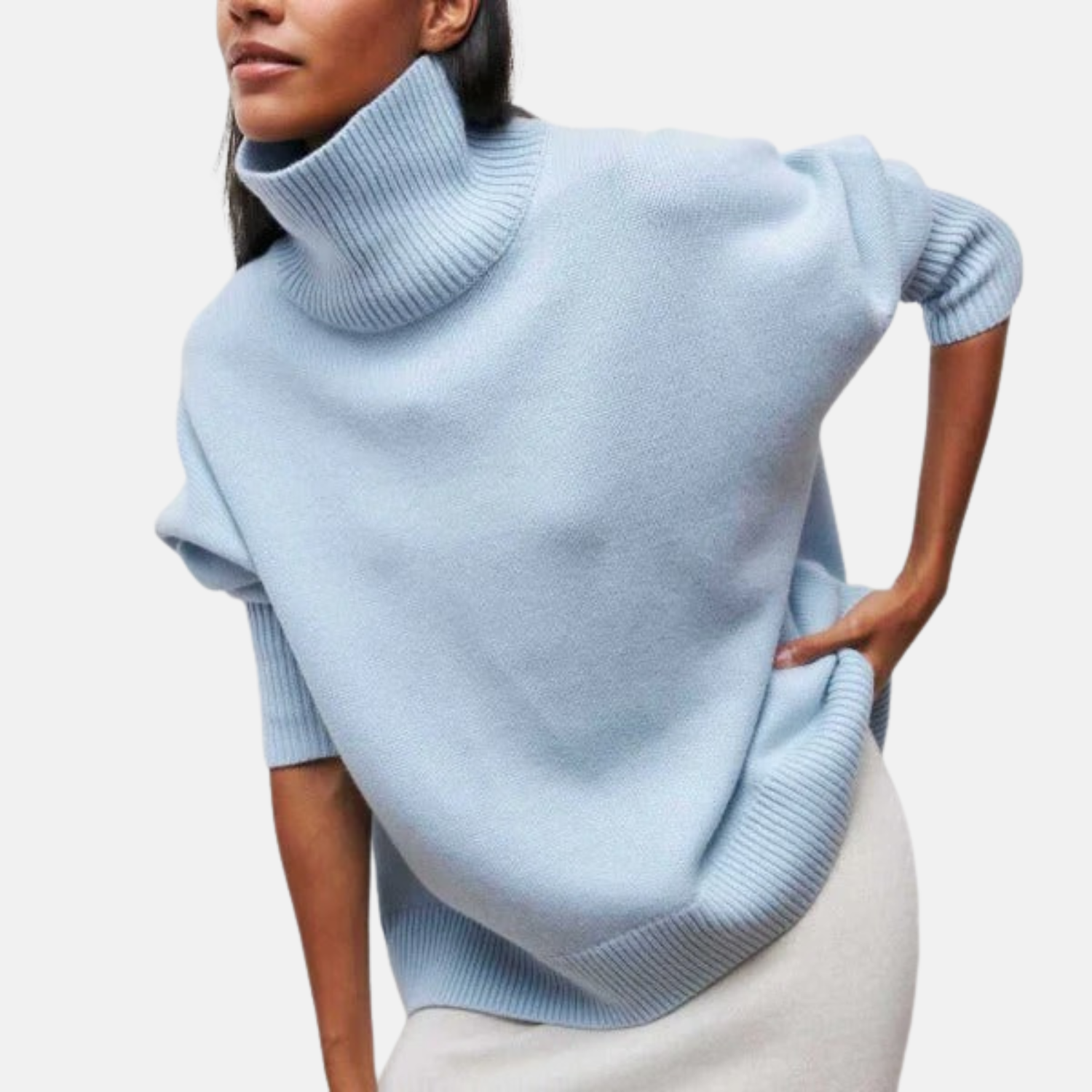 Montavien | Oversized Turtleneck Sweater – Comfort & Timeless Elegance