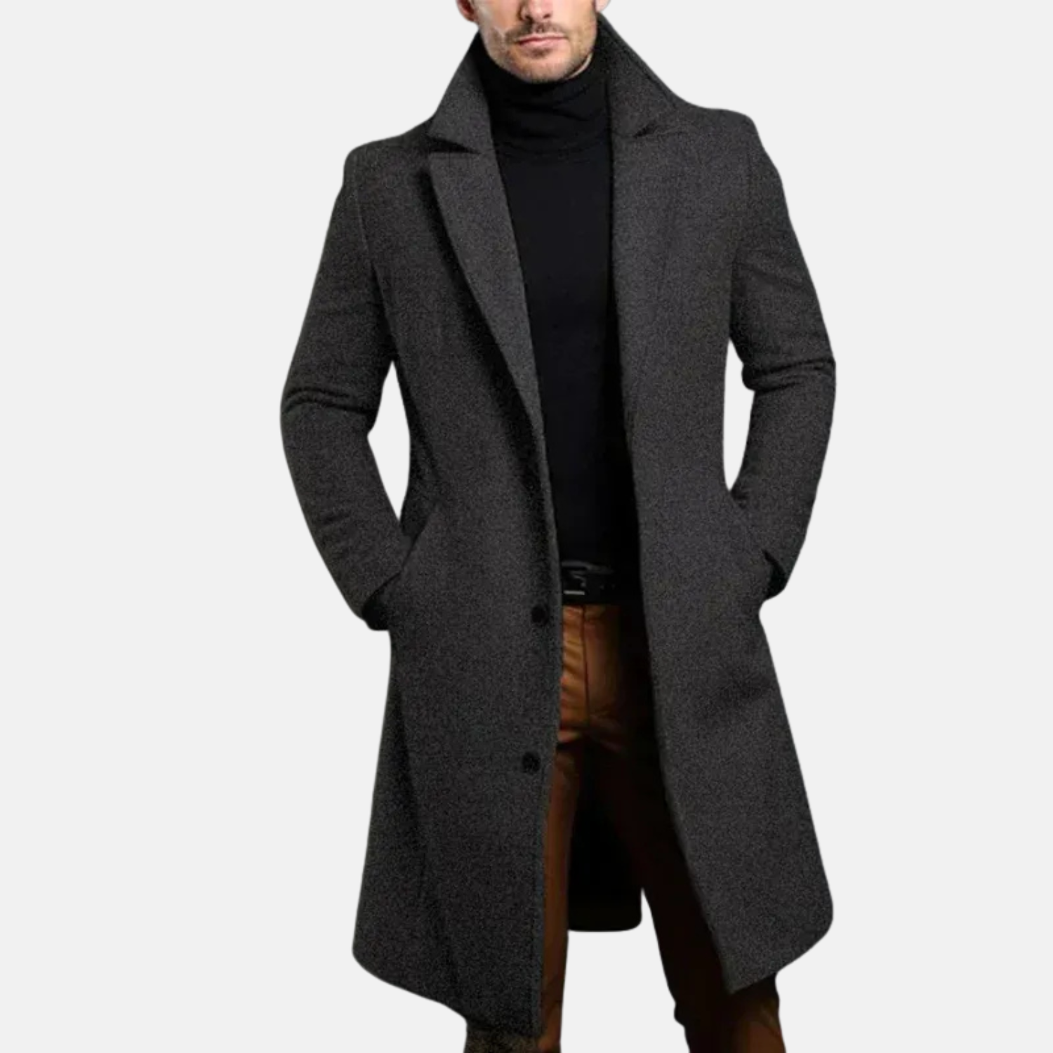 Montavien | Men's Wool Coat – Classic Elegance & Premium Warmth
