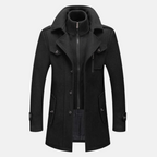 Montavien | Men's Coat – Bimaterial Elegance and Seasonal Protection