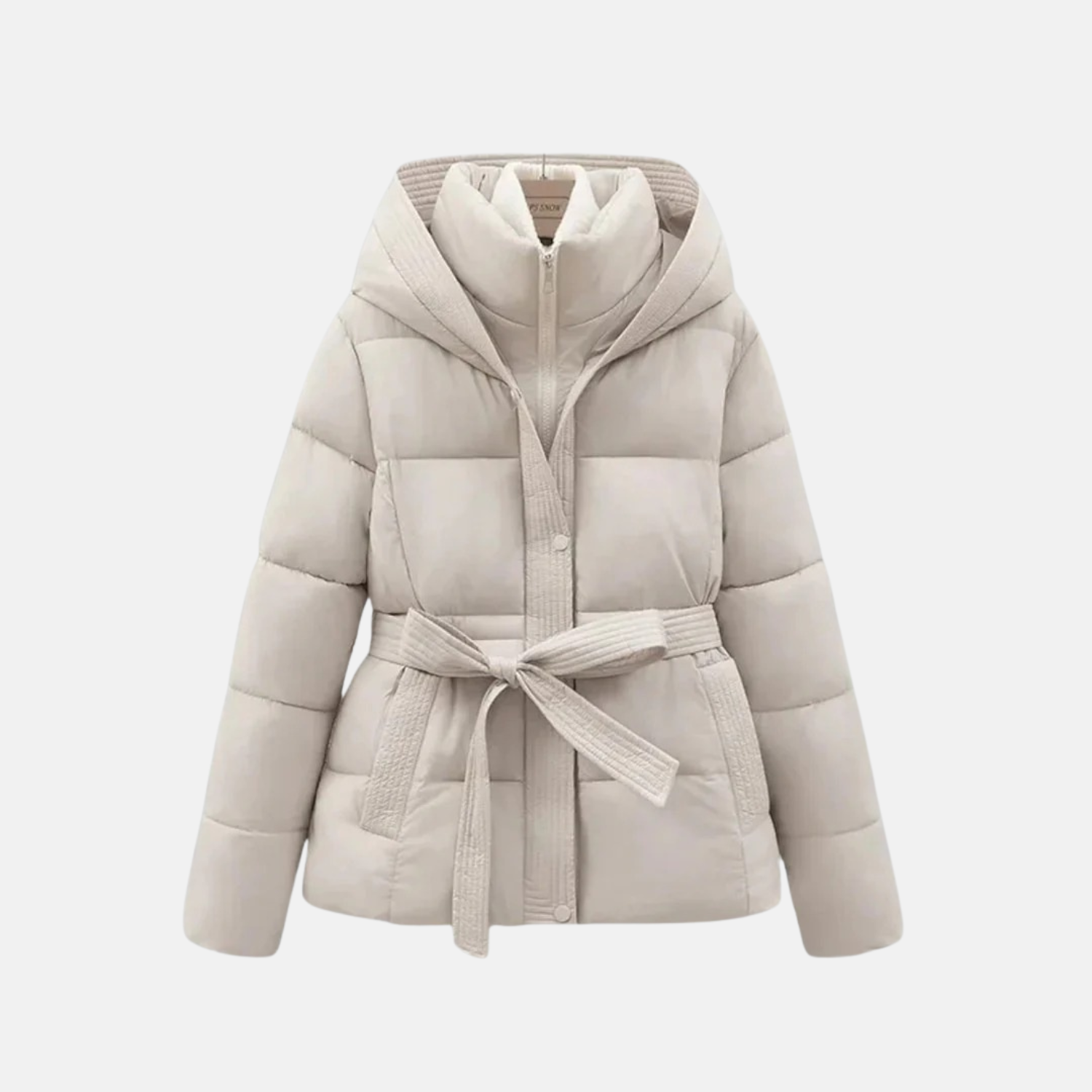 Montavien | Women’s Belted Parka – Deep Warmth and Winter Elegance