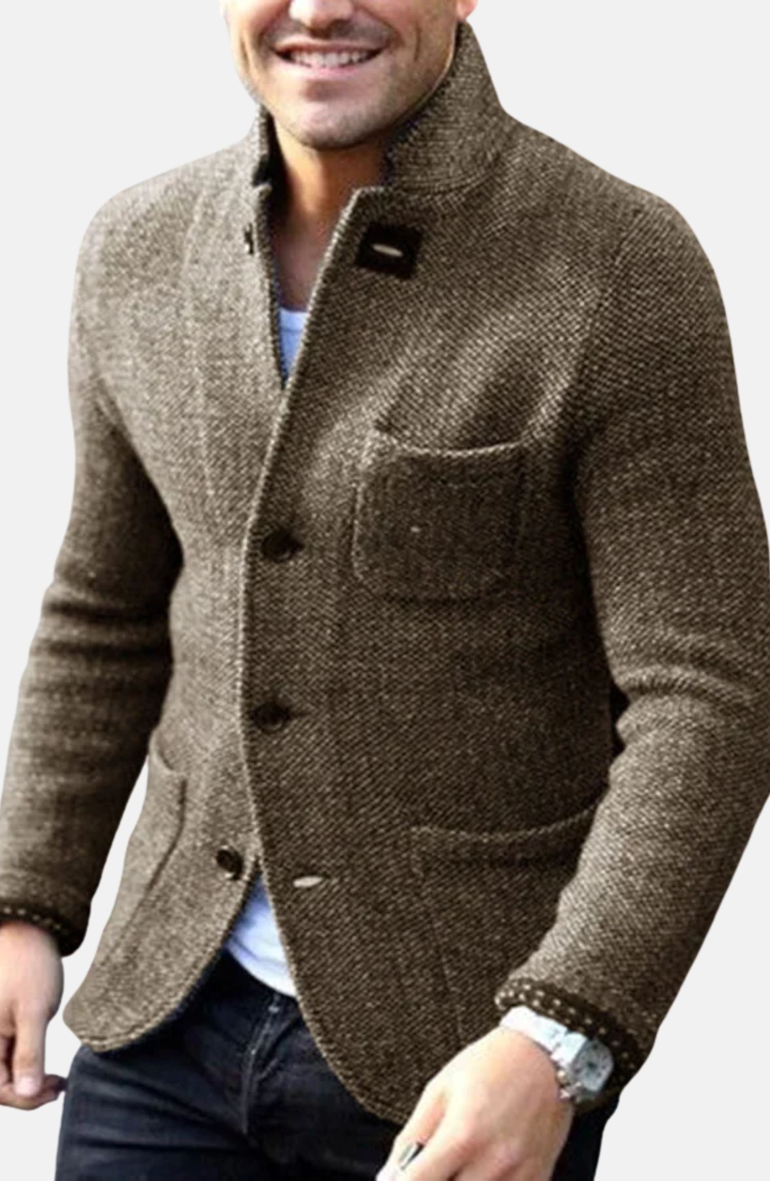 Montavien | Retro Cardigan Jacket for Men – Vintage Charm & Modern Elegance