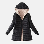 Montavien | Women's Waterproof Jacket with Fleece Lining – Elegant Warmth & Protection