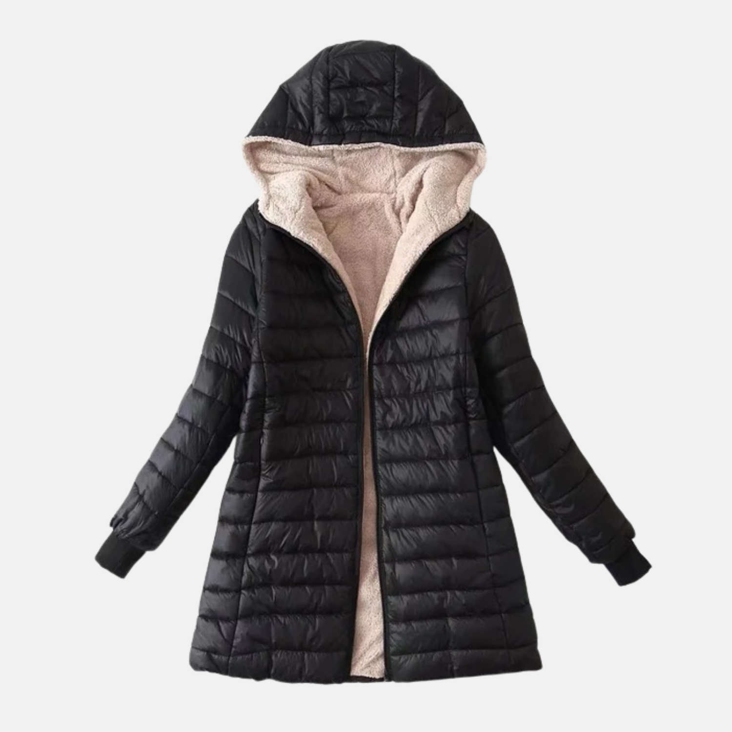 Montavien | Women's Waterproof Jacket with Fleece Lining – Elegant Warmth & Protection