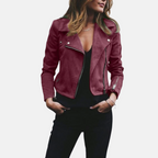 Montavien | Women's Leather Jacket – Authentic Elegance and Timeless Charm
