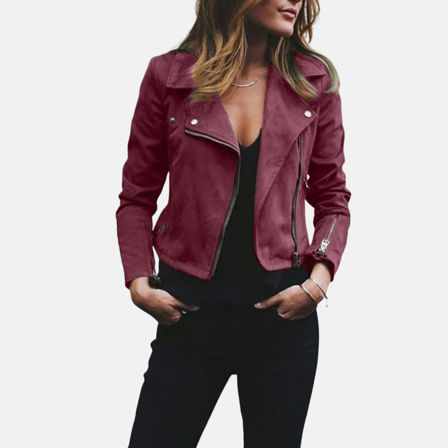 Montavien | Women's Leather Jacket – Authentic Elegance and Timeless Charm