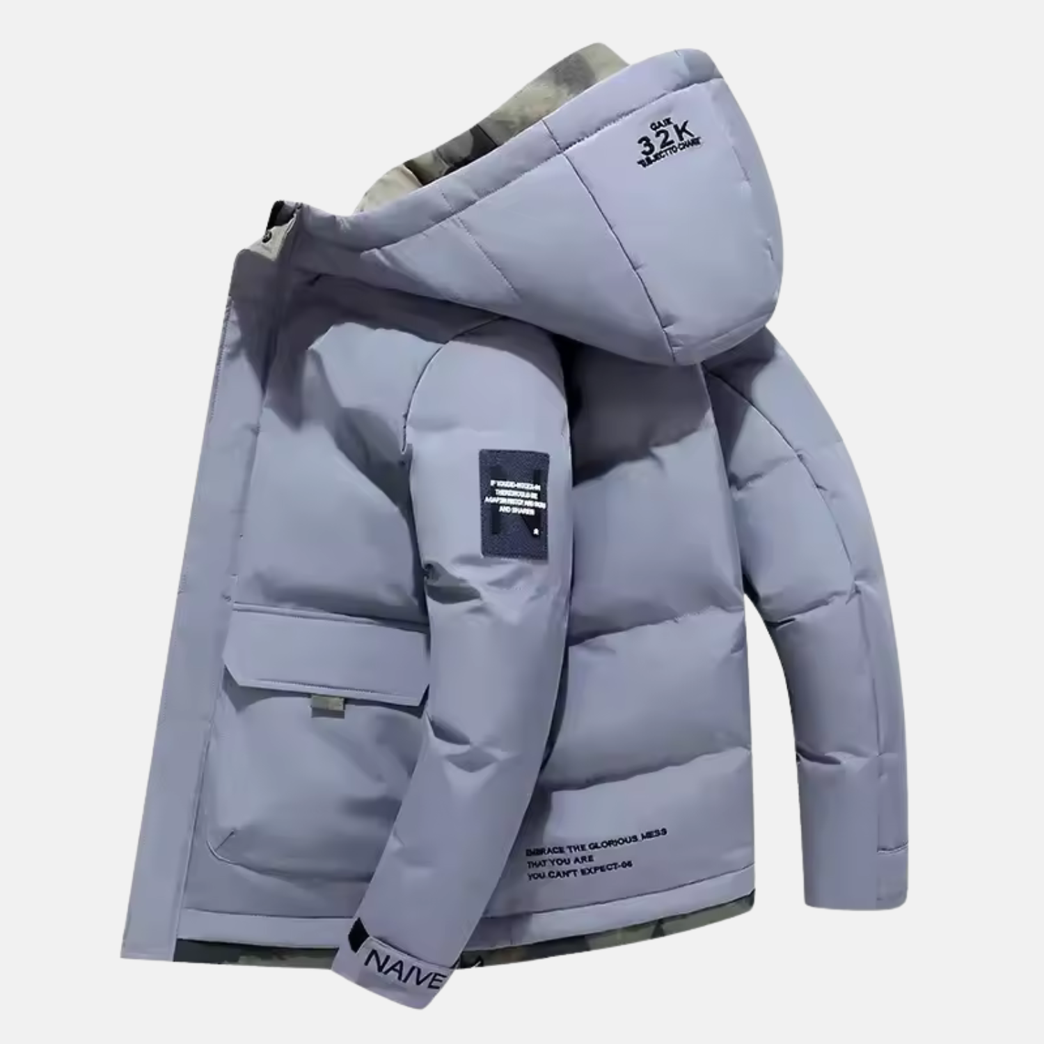 Montavien | Men's Hooded Winter Parka – Thick Warmth and Urban Style