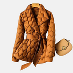 Montavien | Women's Quilted Down Coat – Chic Elegance & Lightweight Warmth