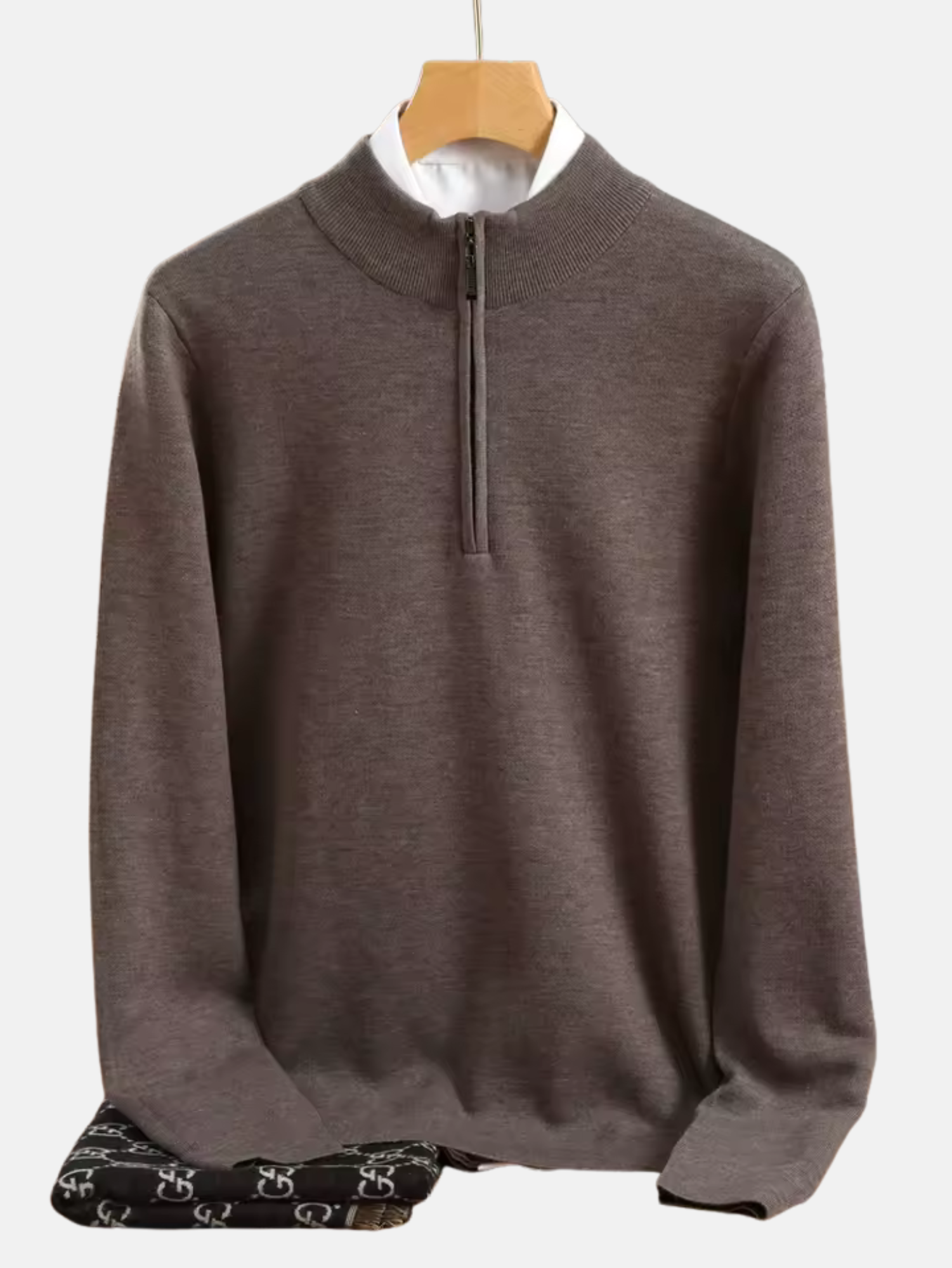Montavien | Men’s Half-Zip Sweater – Casual Business Comfort