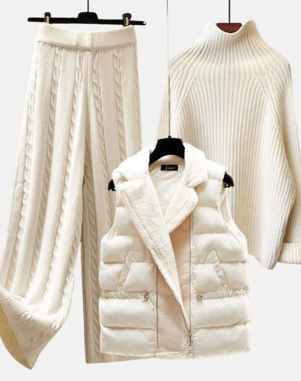Montavien | Women's 3-Piece Set – Contemporary Elegance & Cozy Comfort
