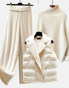 Montavien | Women's 3-Piece Set – Contemporary Elegance & Cozy Comfort