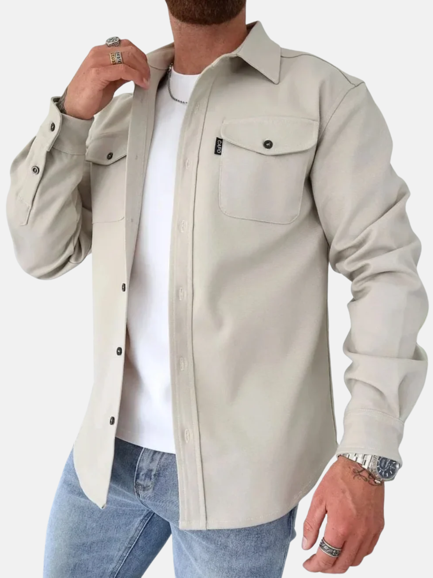 Montavien | Men's Shirt – Autumn Elegance & Modern Comfort