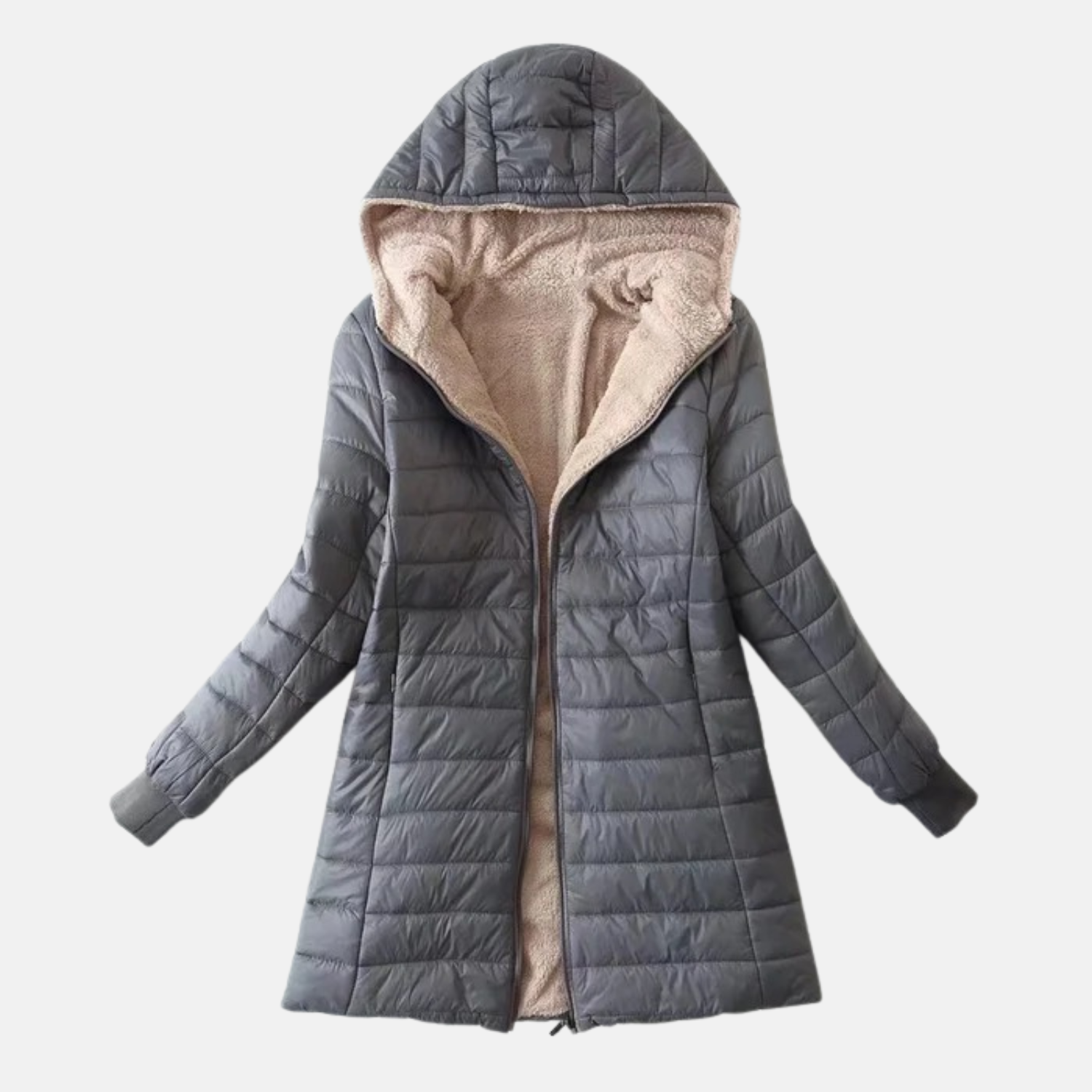 Montavien | Women's Waterproof Jacket with Fleece Lining – Elegant Warmth & Protection