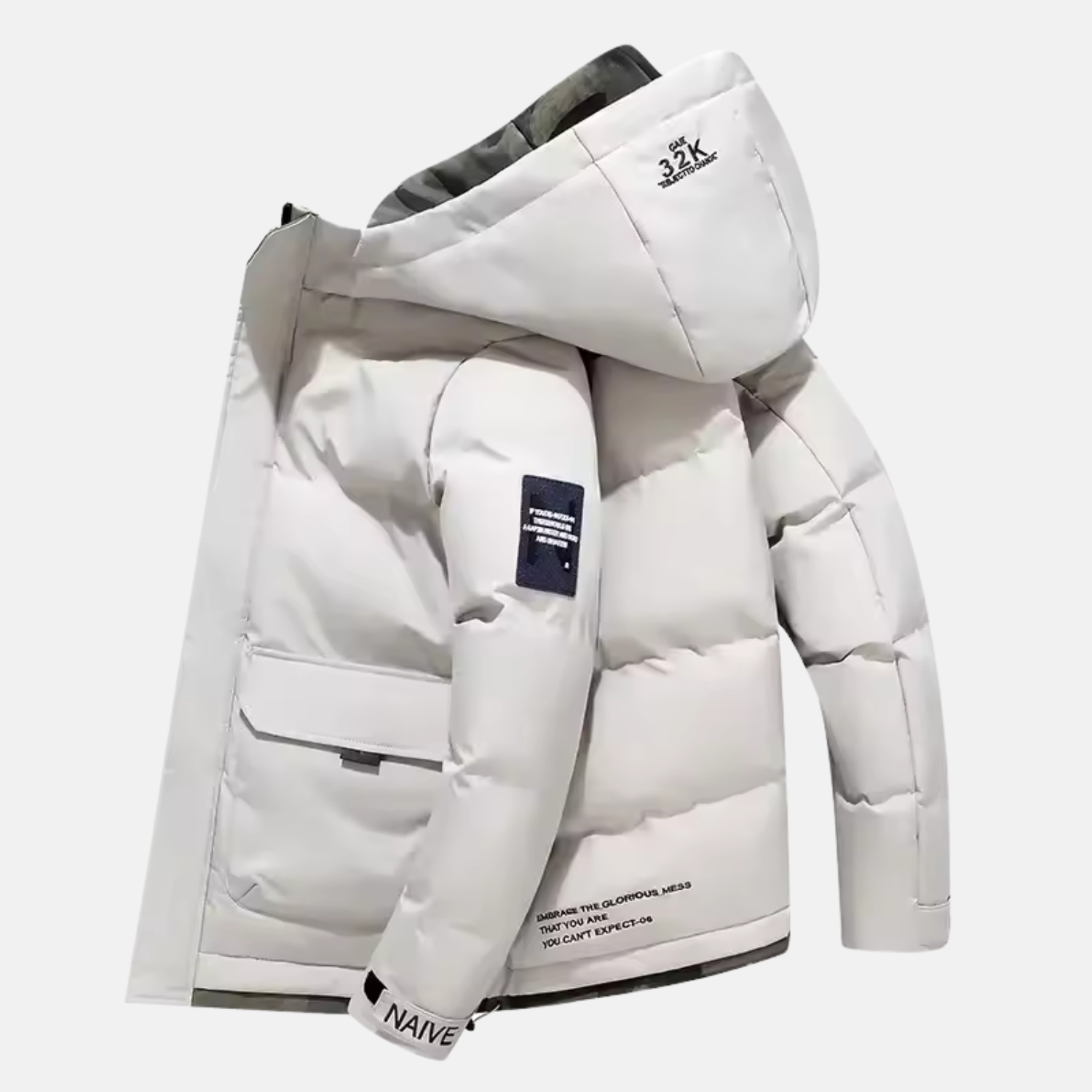 Montavien | Men's Hooded Winter Parka – Thick Warmth and Urban Style