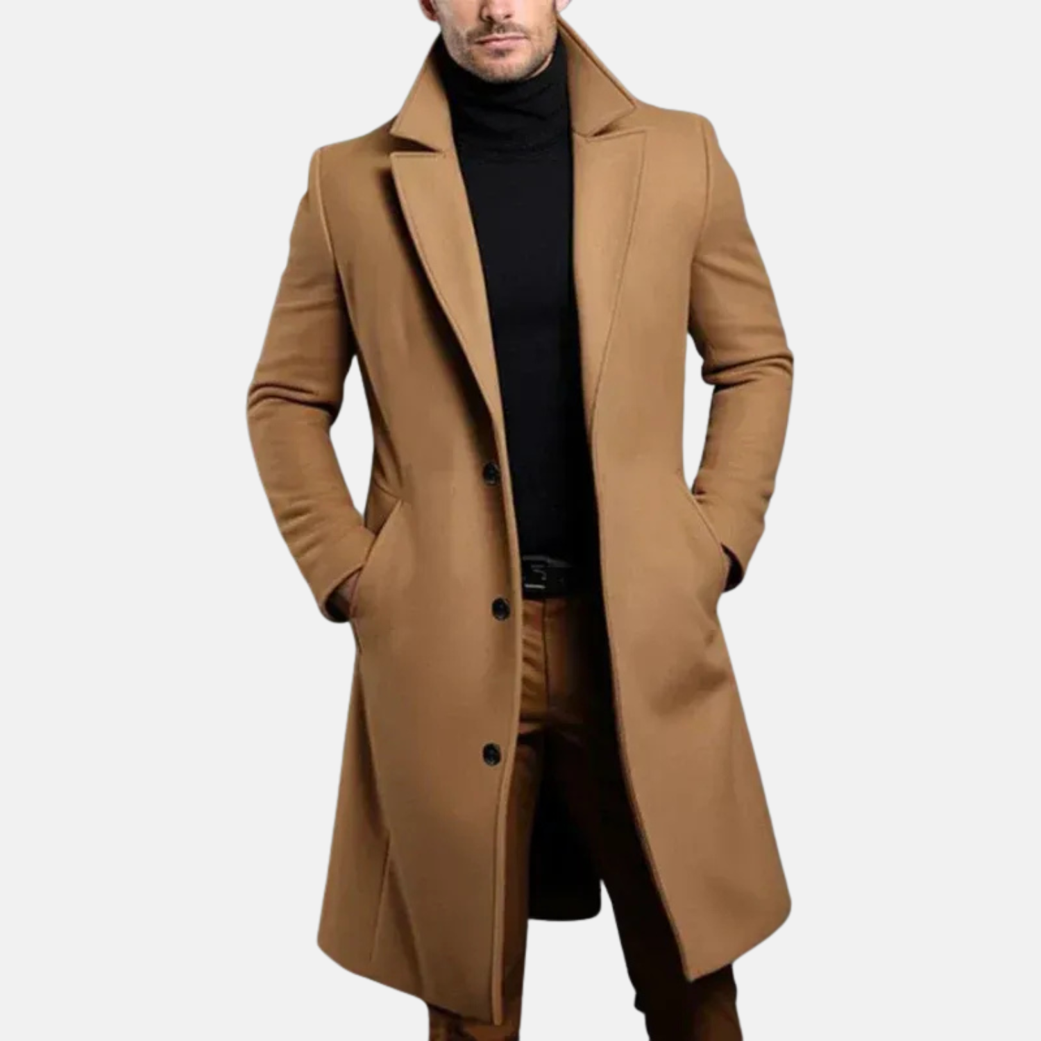 Montavien | Men's Wool Coat – Classic Elegance & Premium Warmth