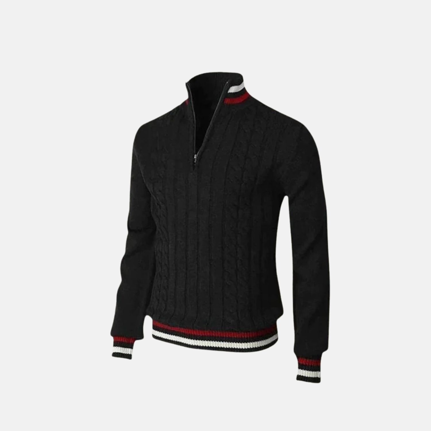 Montavien | Men’s Zipped Turtleneck – Elegance and Refined Warmth