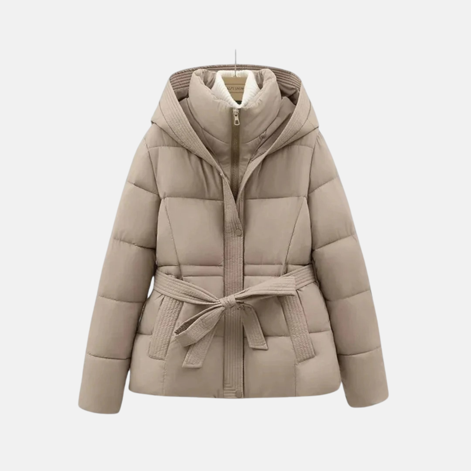 Montavien | Women’s Belted Parka – Deep Warmth and Winter Elegance