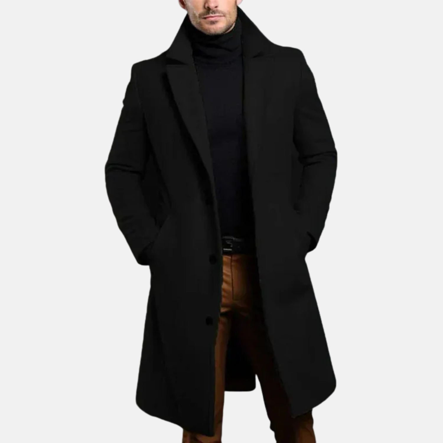 Montavien | Men's Wool Coat – Classic Elegance & Premium Warmth