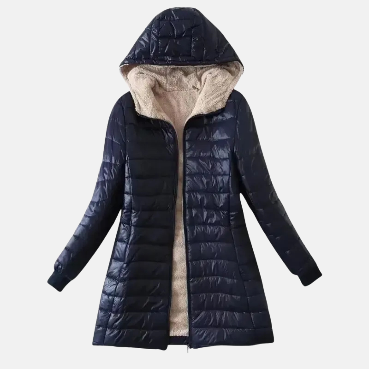 Montavien | Women's Waterproof Jacket with Fleece Lining – Elegant Warmth & Protection
