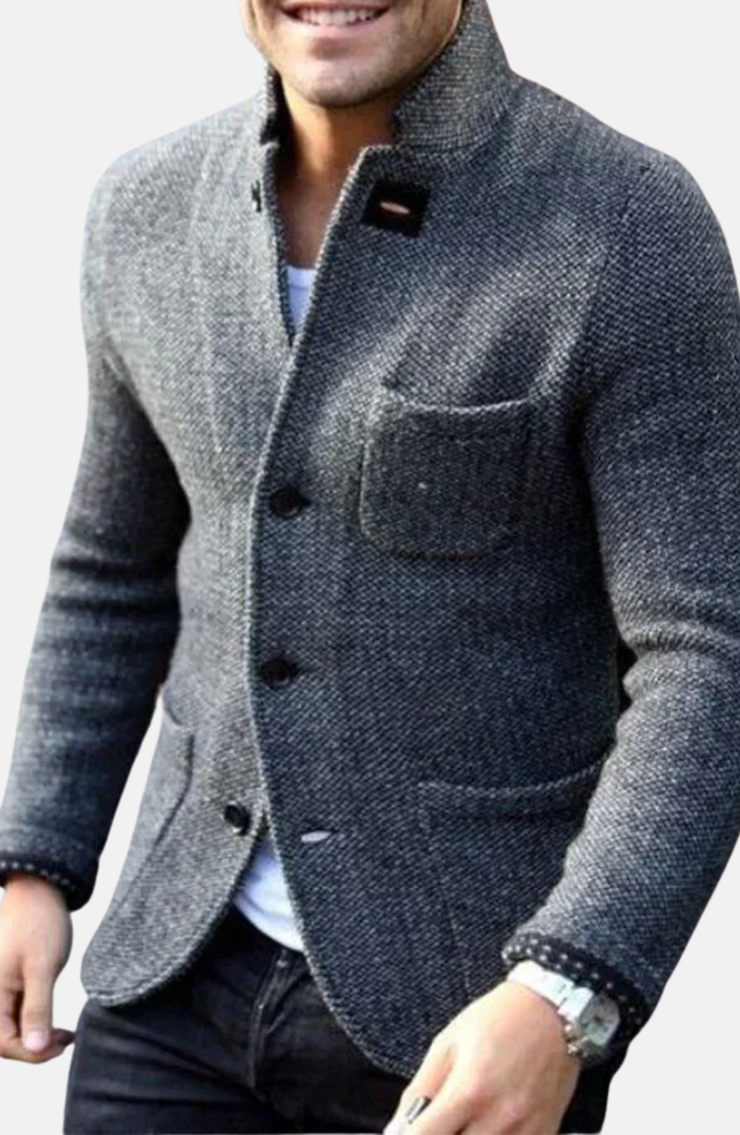 Montavien | Retro Cardigan Jacket for Men – Vintage Charm & Modern Elegance