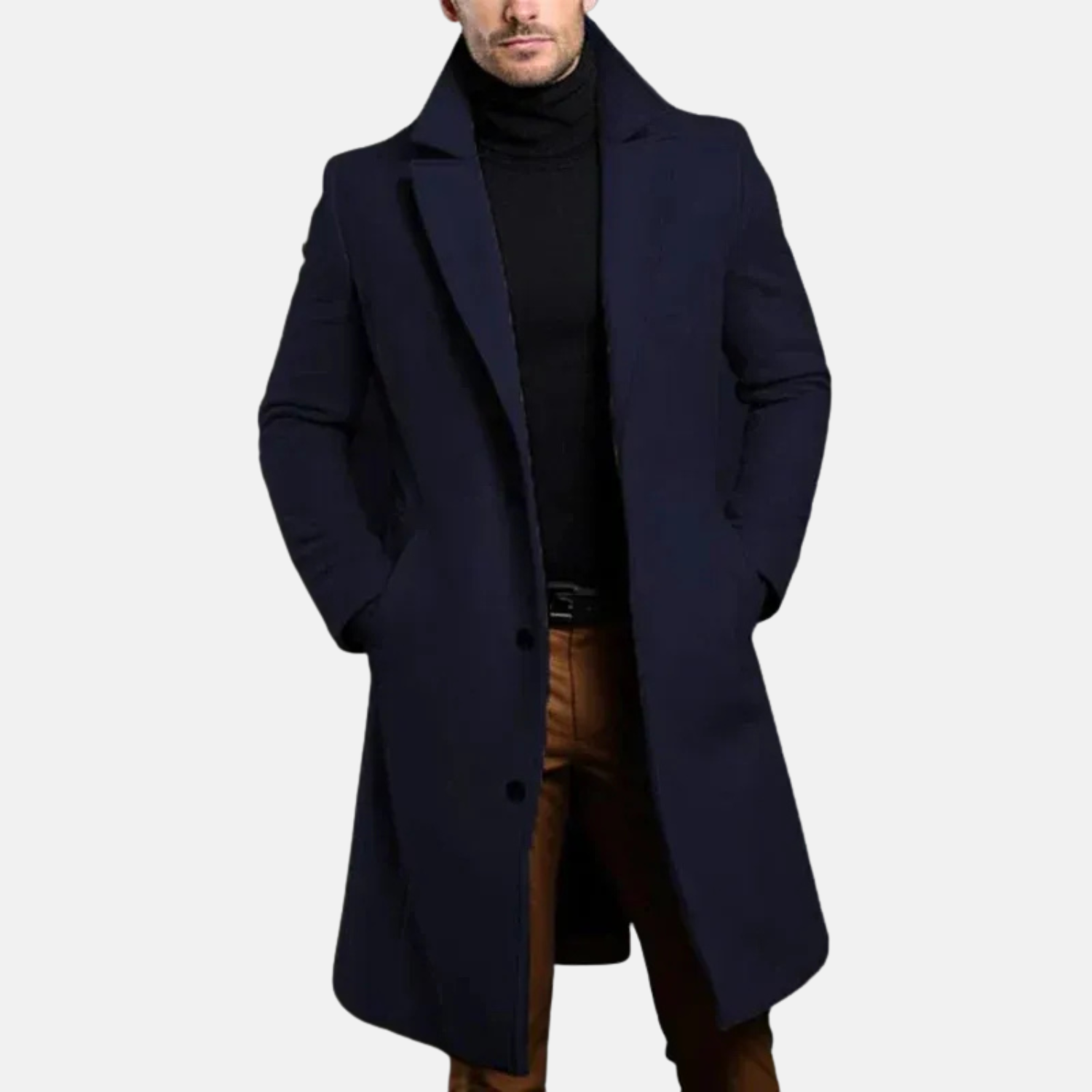 Montavien | Men's Wool Coat – Classic Elegance & Premium Warmth
