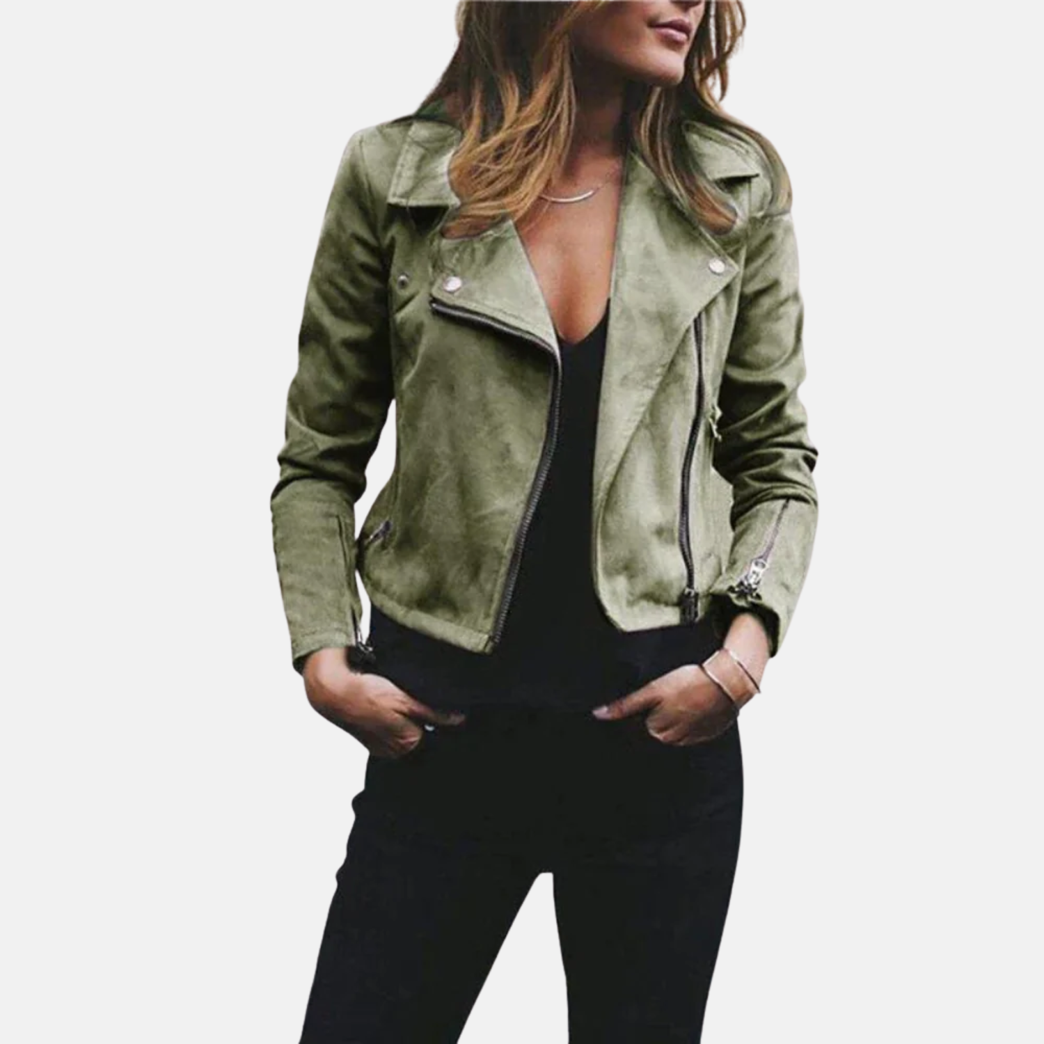 Montavien | Women's Leather Jacket – Authentic Elegance and Timeless Charm