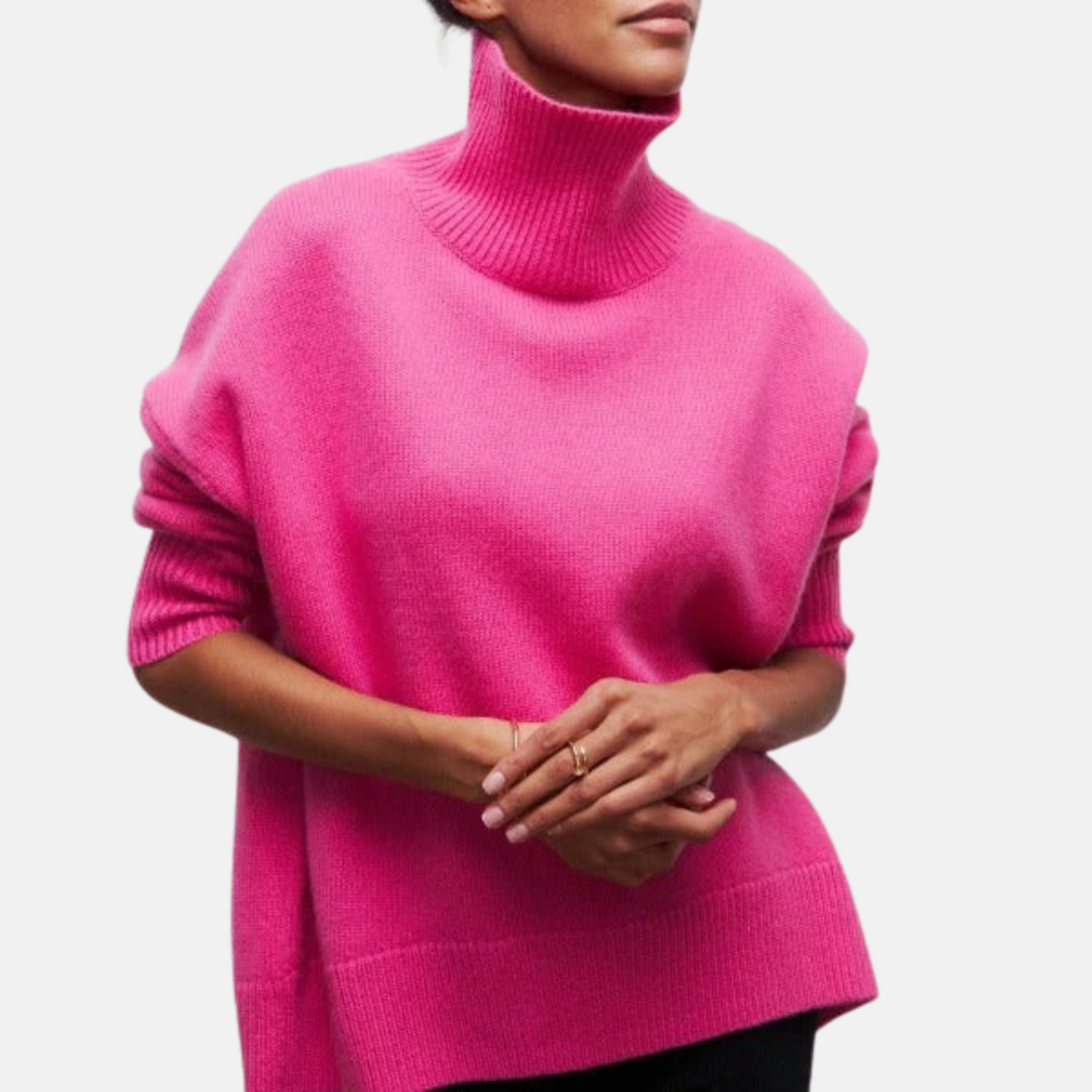 Montavien | Oversized Turtleneck Sweater – Comfort & Timeless Elegance