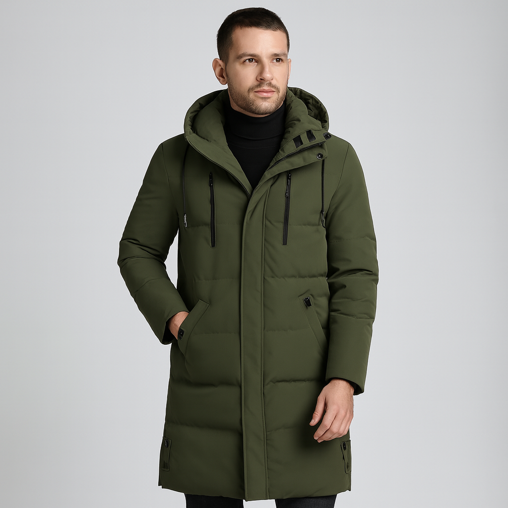 Montavien | Long Parka for Men – Optimal Warmth & Winter Elegance