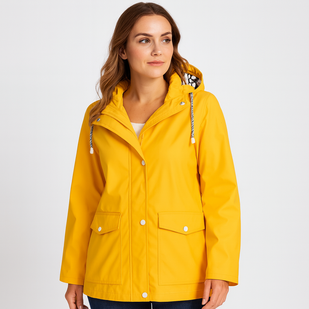 Montavien | Women's Hooded Raincoat – Lightweight, Breathable & All-Weather Elegance