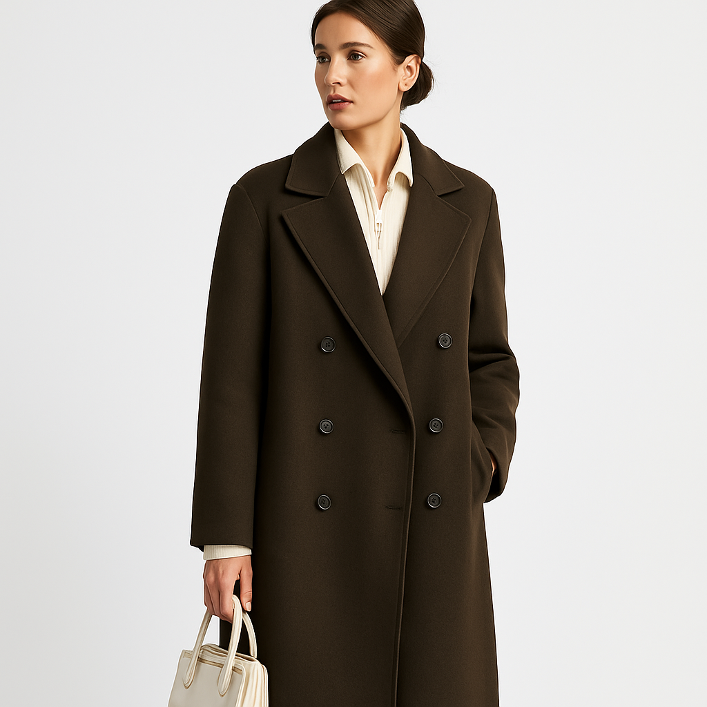Montavien | Women’s Blend Trench Coat – Structured Elegance, Timeless Comfort