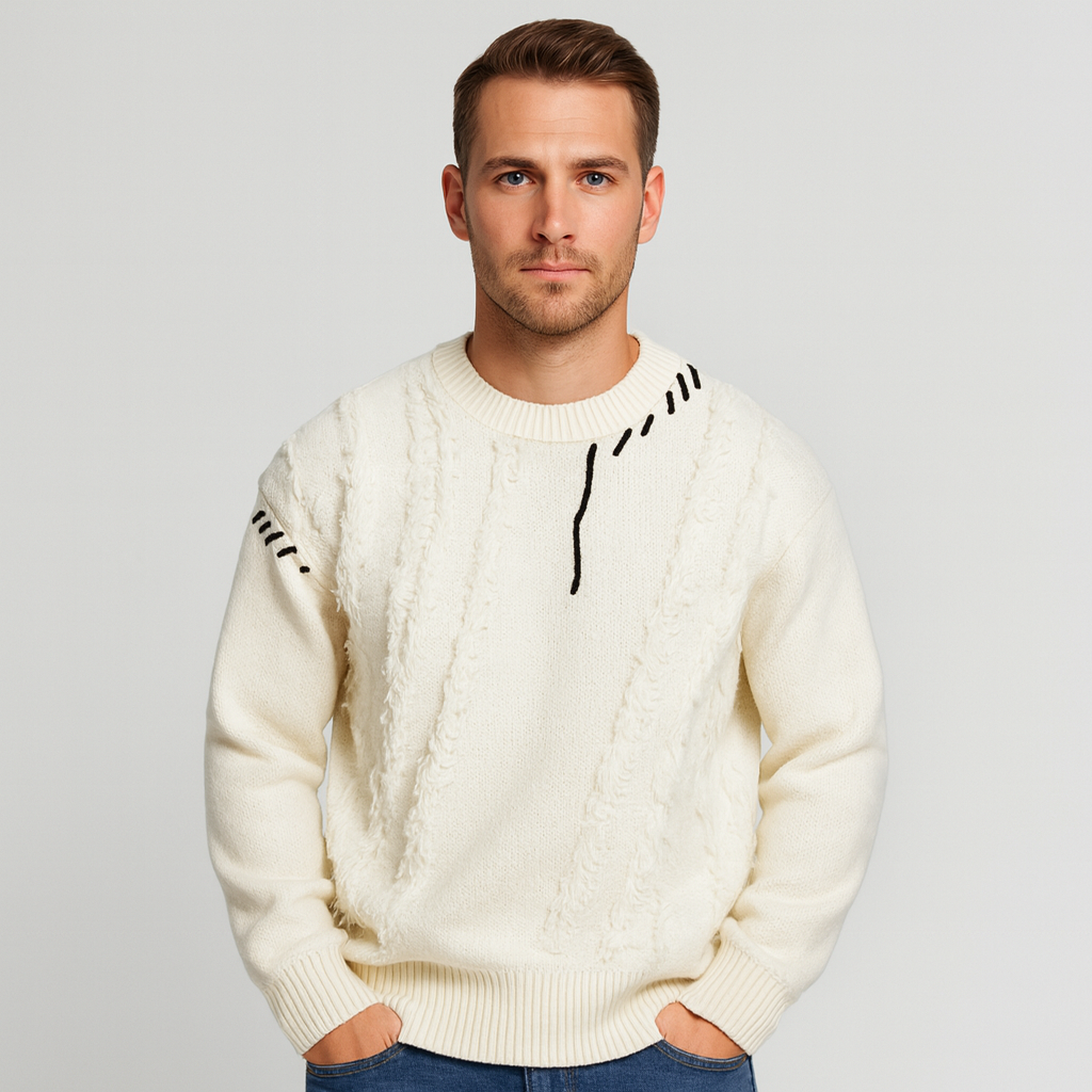 Montavien | Men's Knit Sweater – Durable Comfort & Timeless Elegance