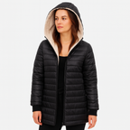 Montavien | Women's Waterproof Jacket with Fleece Lining – Elegant Warmth & Protection