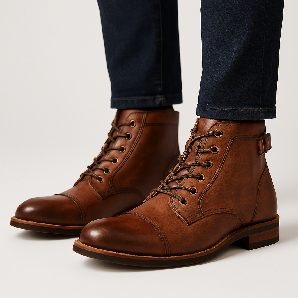 Montavien | Men's Leather Boots – Robustness & Versatile Elegance