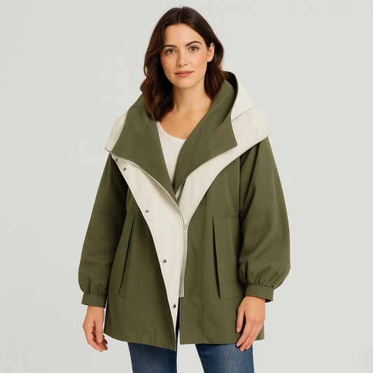 Montavien | Women's Zipped Windbreaker Jacket – Casual Elegance & Light Protection