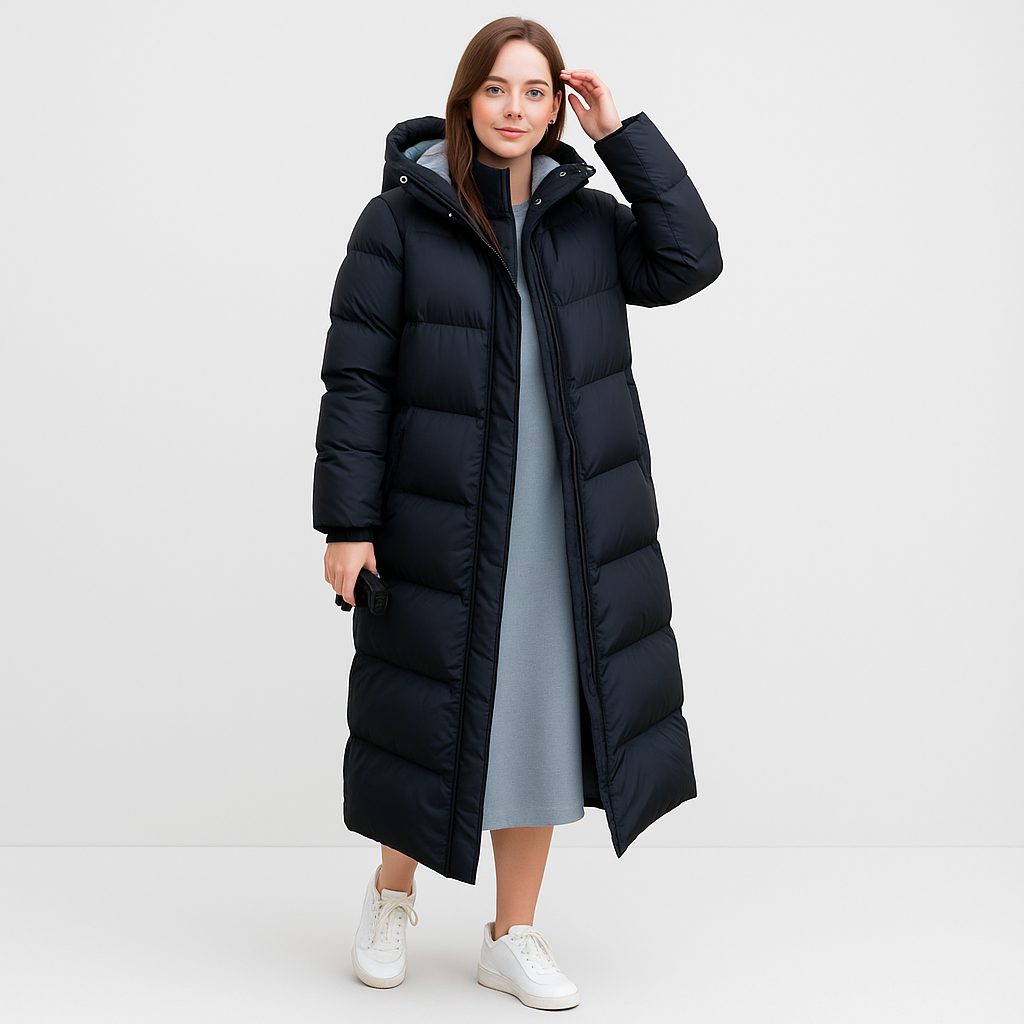Montavien | Women’s Long Waterproof Parka – Total Protection and Winter Elegance